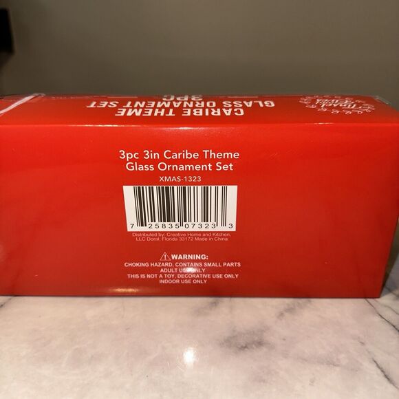 3 NEW Coquito Dominoes Caldero Hispanic Cuban Glass Ornament cafecito Dominican - Picture 10 of 11